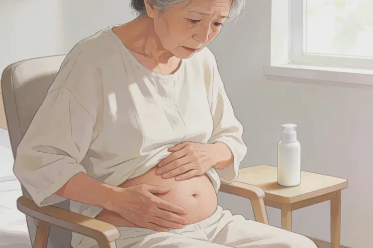 老年人肚子上偶尔长湿疹可不可以治愈(图1)