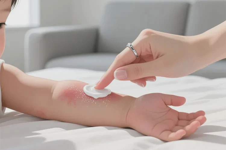 孩子手臂上出现湿疹能不能治愈(图2)