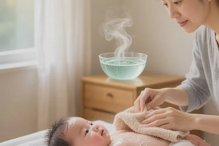 新生儿四肢有湿疹能根治吗(图1)