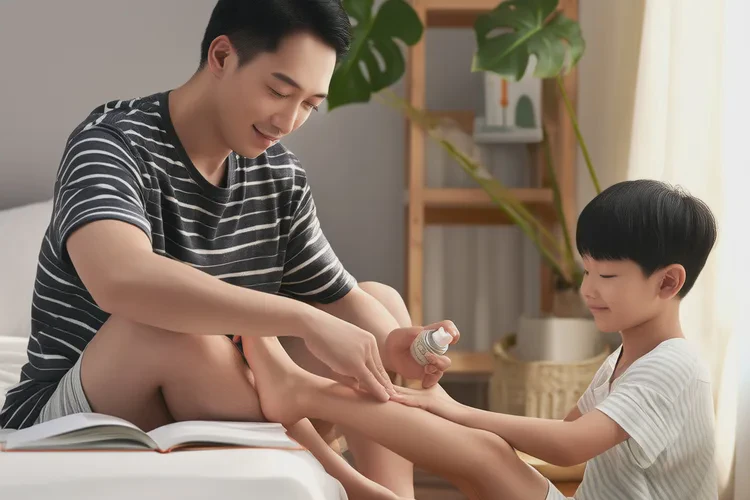 孩子脚上出现湿疹可以根治吗(图3)