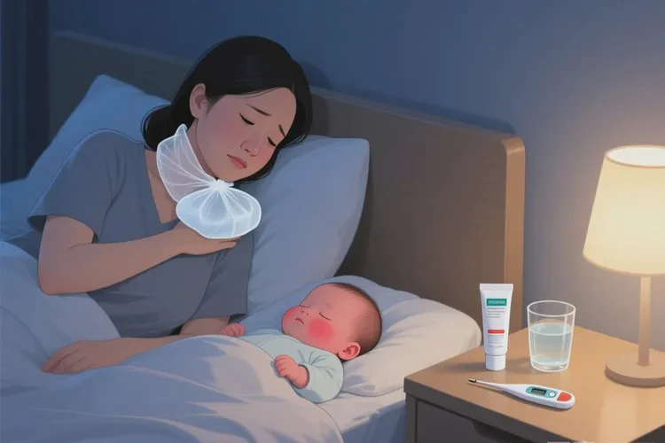 哺乳期妈妈脖子长湿疹可不可以治愈(图2)