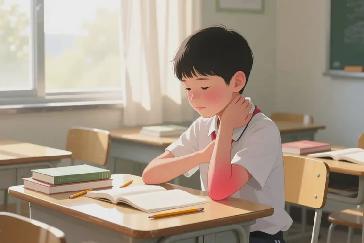 小学生手臂上有湿疹能靠自己自愈吗(图1)