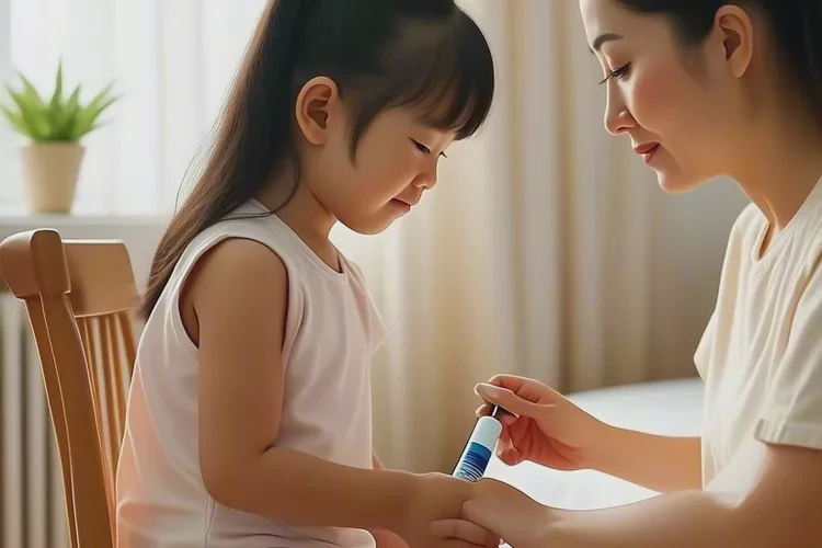 儿童小腿经常长湿疹能不能治愈(图1)