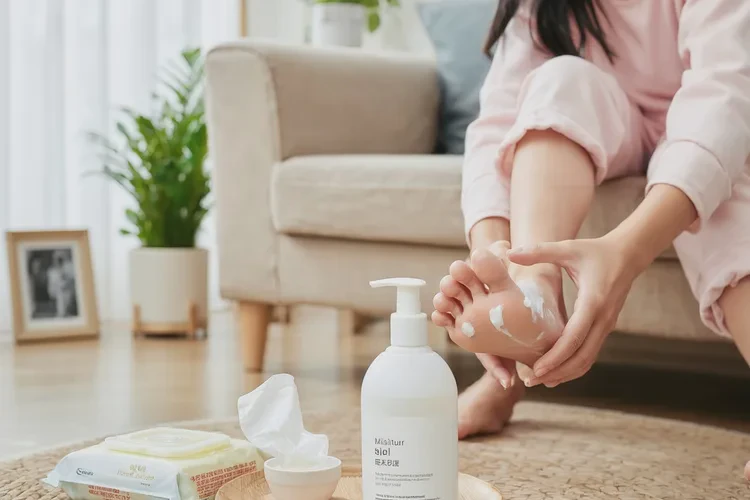 儿童脚上偶尔长湿疹能不能治愈(图1)