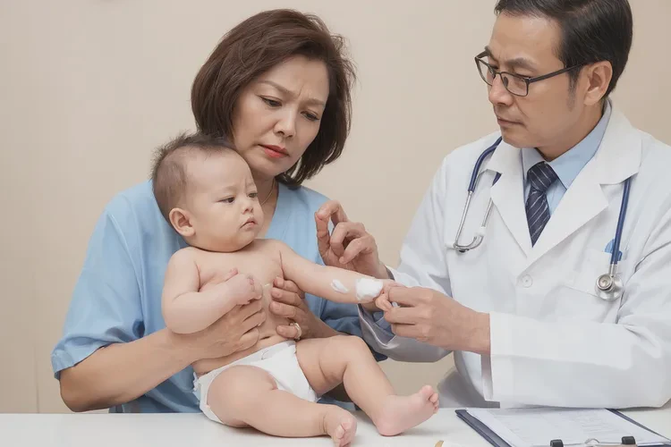 新生儿手臂有湿疹能根治吗(图3)