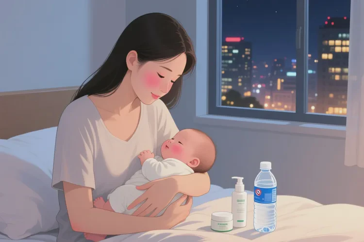 哺乳期妈妈脸上容易长湿疹可不可以治愈(图1)