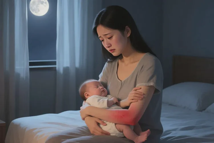 哺乳期妈妈四肢容易长湿疹可不可以治愈(图1)