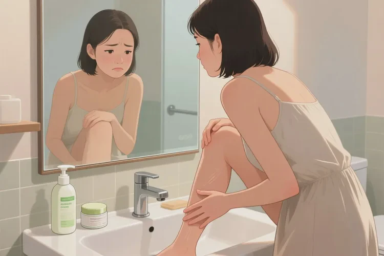 女人小腿上起湿疹可不可以治愈(图2)