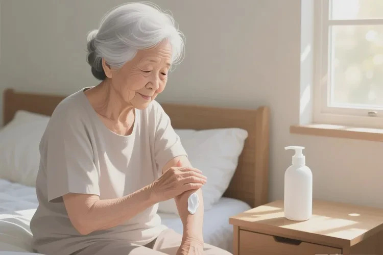 高龄老人手臂出湿疹可不可以治愈(图1)