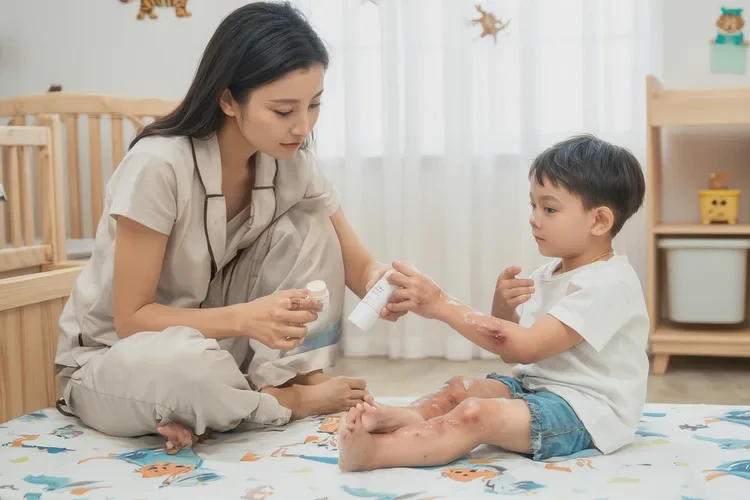 小孩四肢起湿疹能够根治吗(图2)