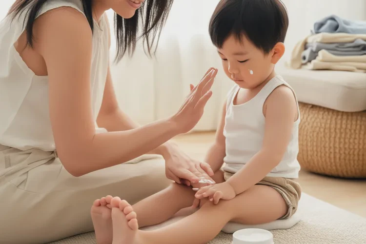 孩子大腿上偶尔长湿疹可以根治吗(图2)