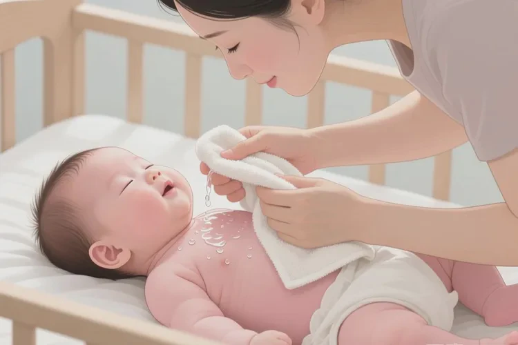 婴儿脖子容易长湿疹可以根治吗(图2)