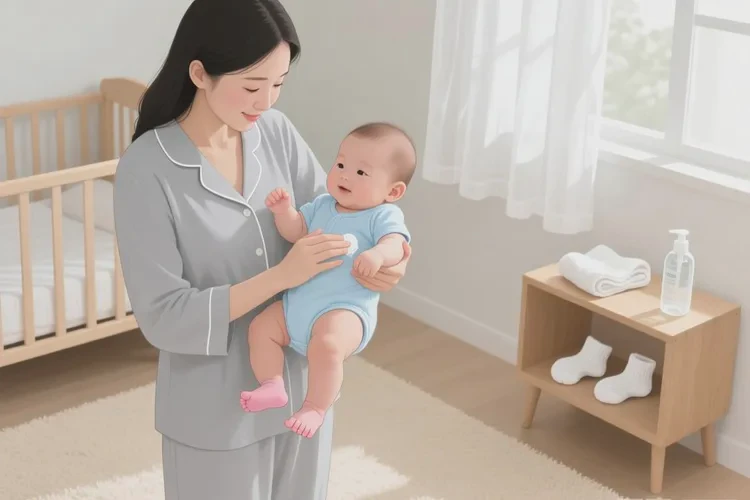 宝宝脚上偶尔起湿疹可以根治吗(图1)