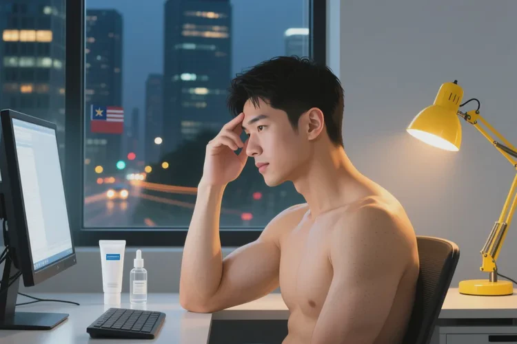 男人脸上长湿疹可不可以治愈(图1)