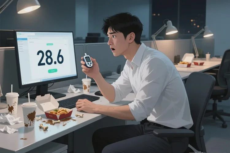 29岁中午血糖28.6是怎么回事(图1)