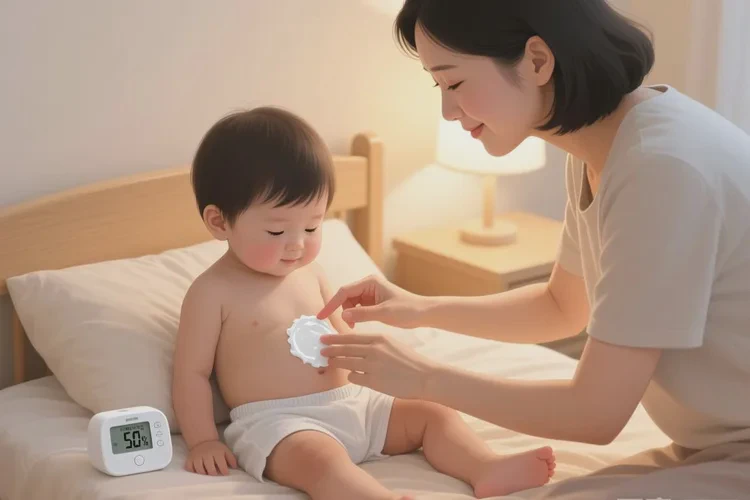 儿童肚子上容易长湿疹能不能治愈(图1)