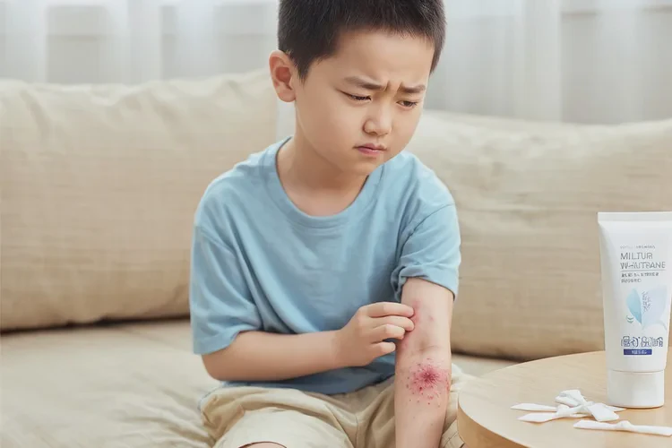 儿童手臂出湿疹能不能治愈(图1)