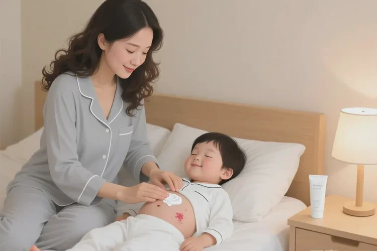 孩子肚子上经常起湿疹能不能治愈(图1)