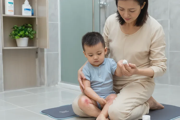 孩子手臂上出湿疹可以根治吗(图2)