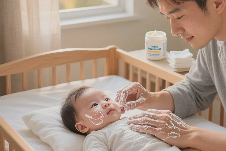 新生儿面部偶尔起湿疹能根治吗(图2)