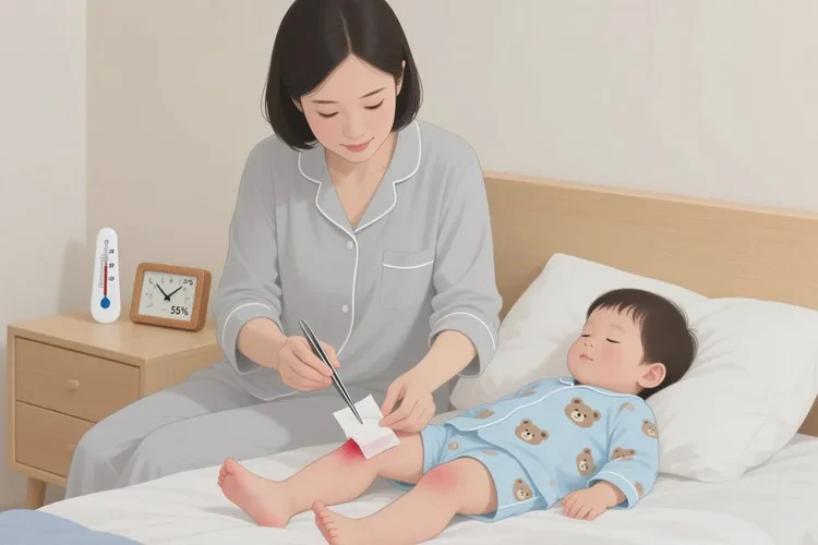 儿童小腿出湿疹能不能治愈(图1)