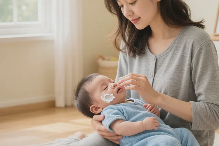 小儿脸上有湿疹能根治吗(图1)