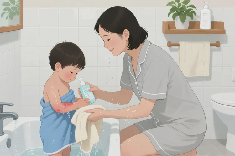 孩子手臂起湿疹可以根治吗(图1)