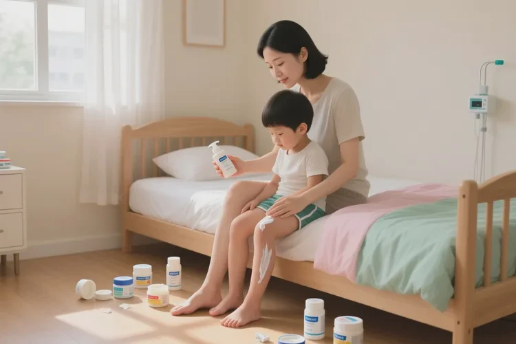 小孩大腿起湿疹可以根治吗(图1)