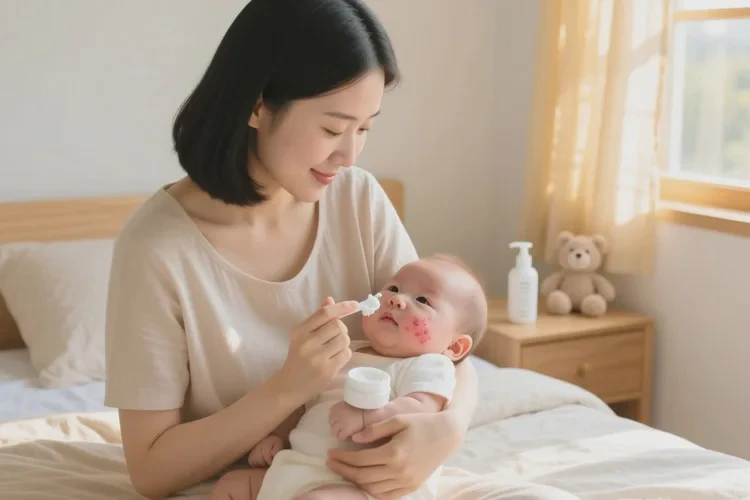 婴儿面部出湿疹可以根治吗(图1)