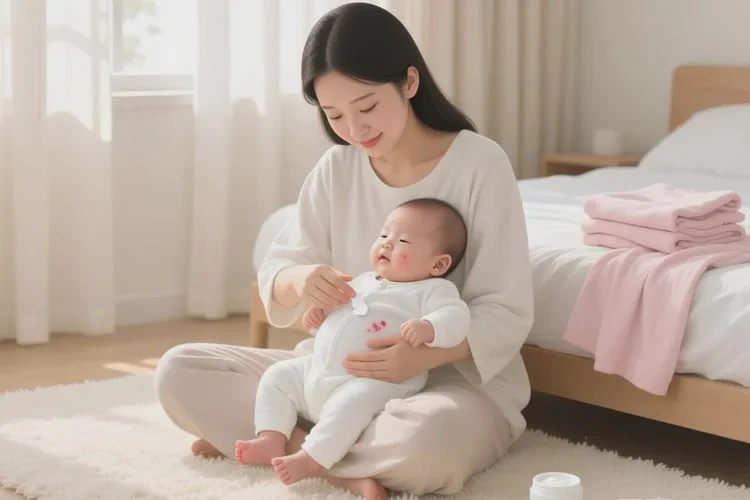 婴儿肚子上容易起湿疹可以根治吗(图1)