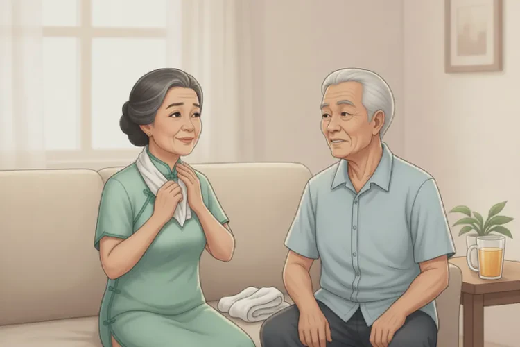 老人脖子偶尔长湿疹可以根治吗(图1)