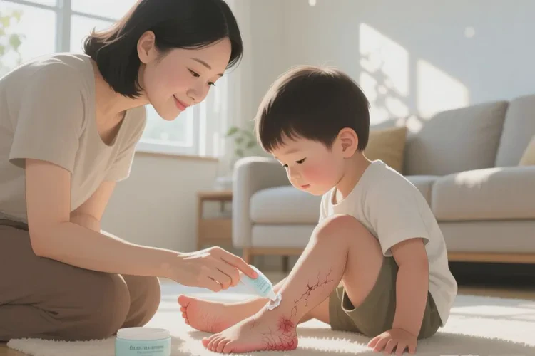 小孩脚上容易长湿疹可以根治吗(图1)