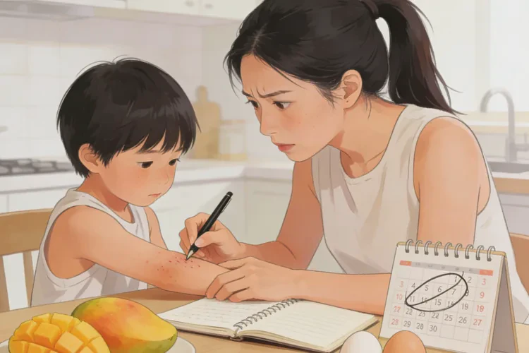 儿童脸上偶尔长湿疹可以根治吗(图3)