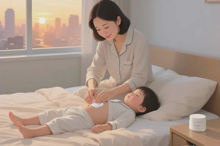 儿童肚子上容易起湿疹可以根治吗(图1)