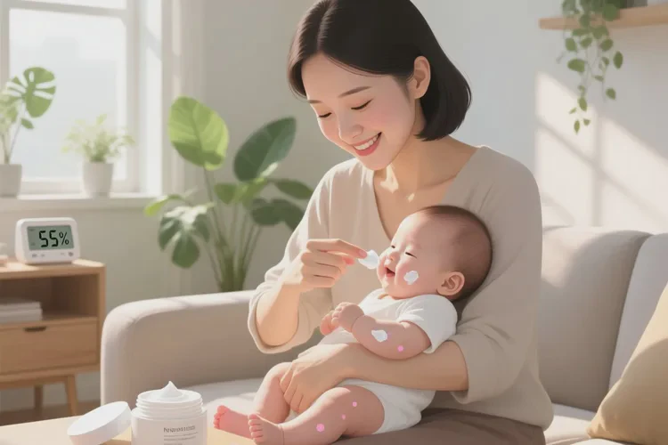 婴儿手臂上偶尔起湿疹可以根治吗(图1)