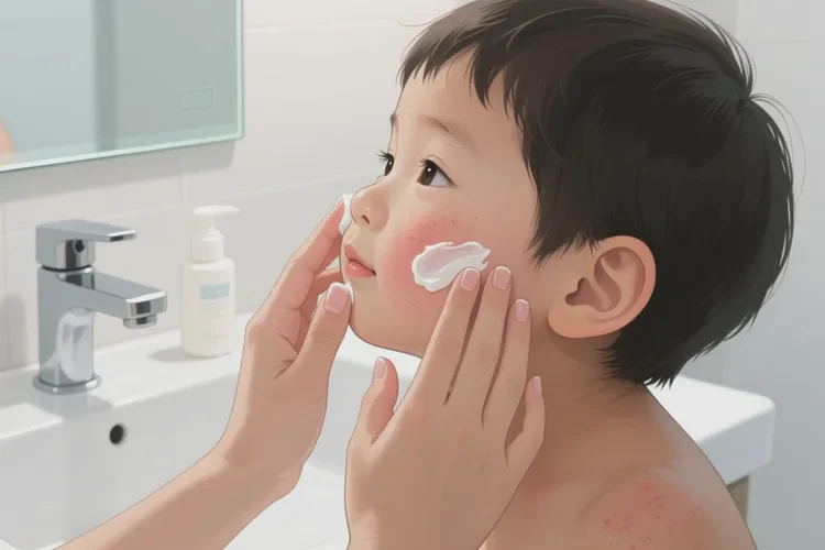 少儿脸上出湿疹可以根治吗(图2)