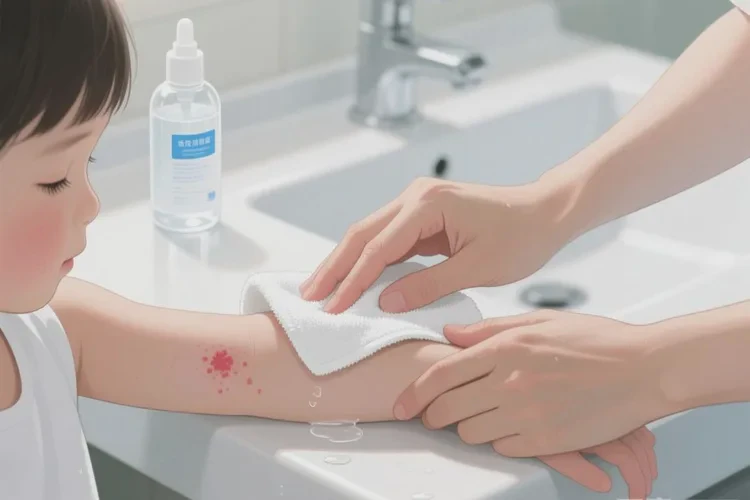 孩子手臂上偶尔长湿疹可以根治吗(图3)