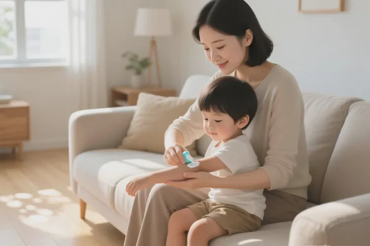 孩子手臂上有湿疹可以根治吗(图1)