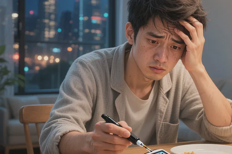 32岁晚餐血糖20.1是怎么回事(图1)