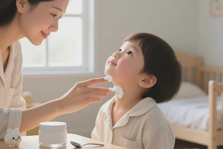 少儿脖子上偶尔起湿疹可以根治吗(图1)