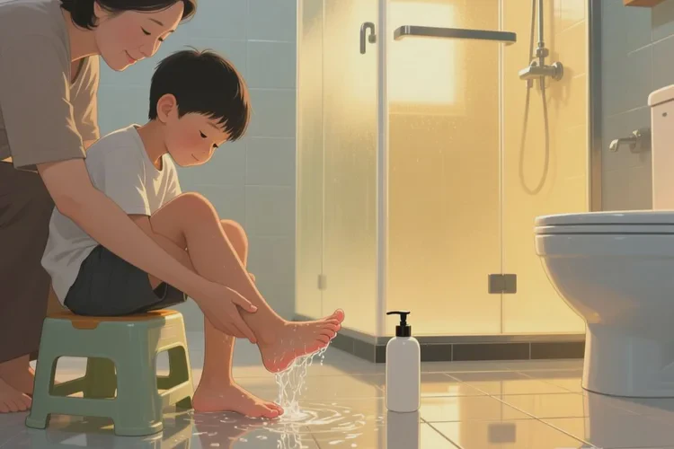 孩子脚上偶尔长湿疹可以根治吗(图4)