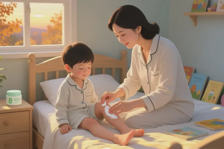 孩子小腿上偶尔长湿疹可以根治吗(图1)