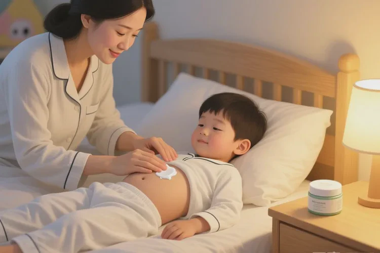 小孩肚子上经常起湿疹可以根治吗(图1)