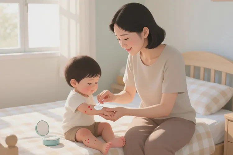 小孩四肢偶尔起湿疹可以根治吗(图1)