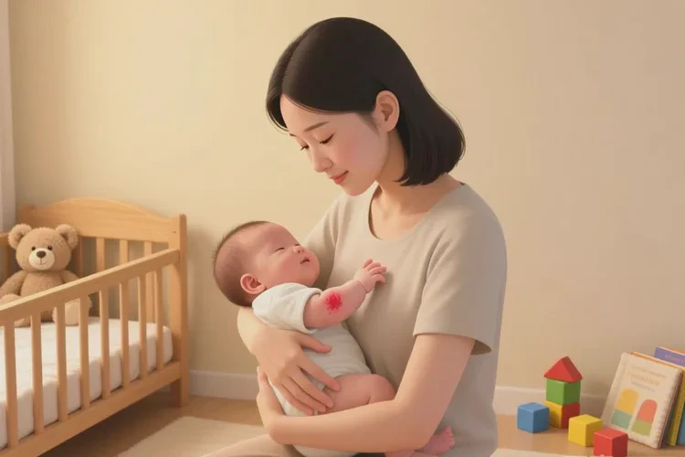 婴幼儿手臂长湿疹可以根治吗(图1)