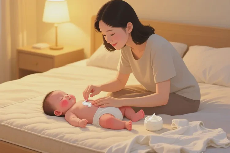 婴幼儿肚子上偶尔长湿疹可以根治吗(图1)