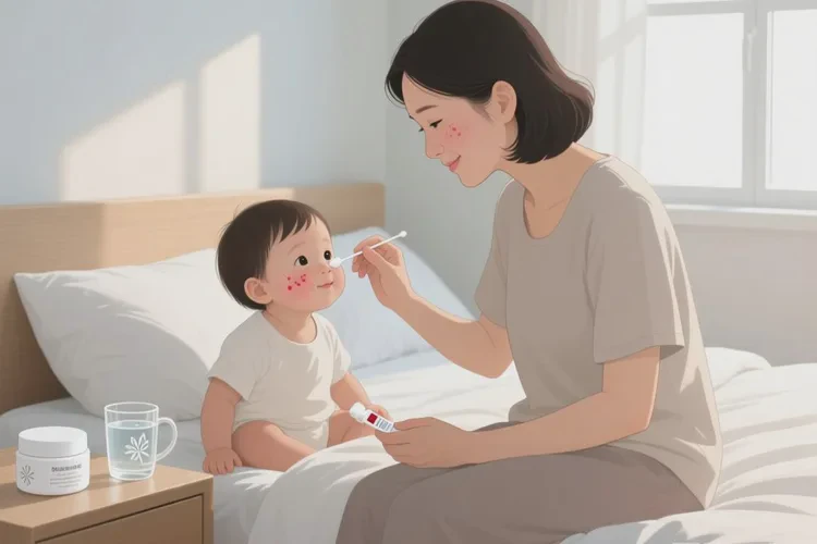 儿童脸上经常长湿疹可以根治吗(图1)