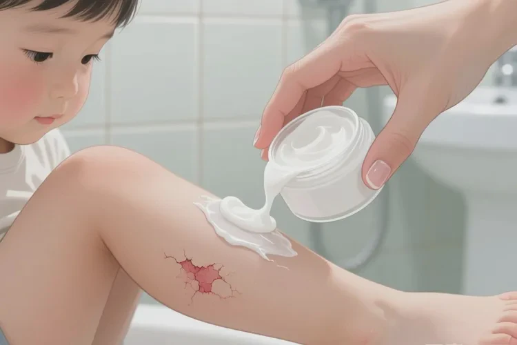 孩子小腿上容易起湿疹可以根治吗(图2)