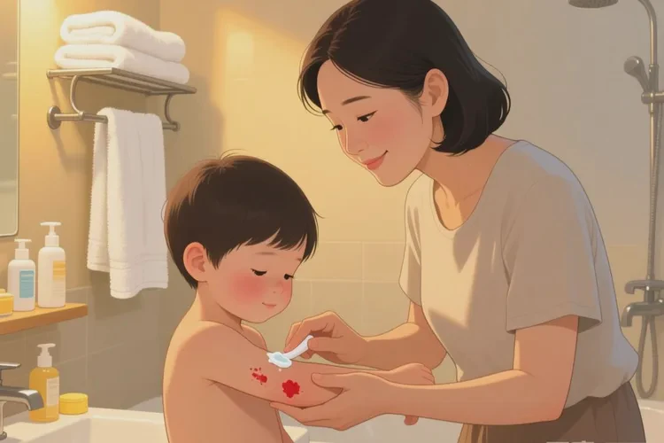 小孩手臂有湿疹可以根治吗(图1)