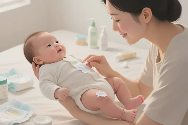 婴儿大腿上长湿疹可以根治吗(图1)